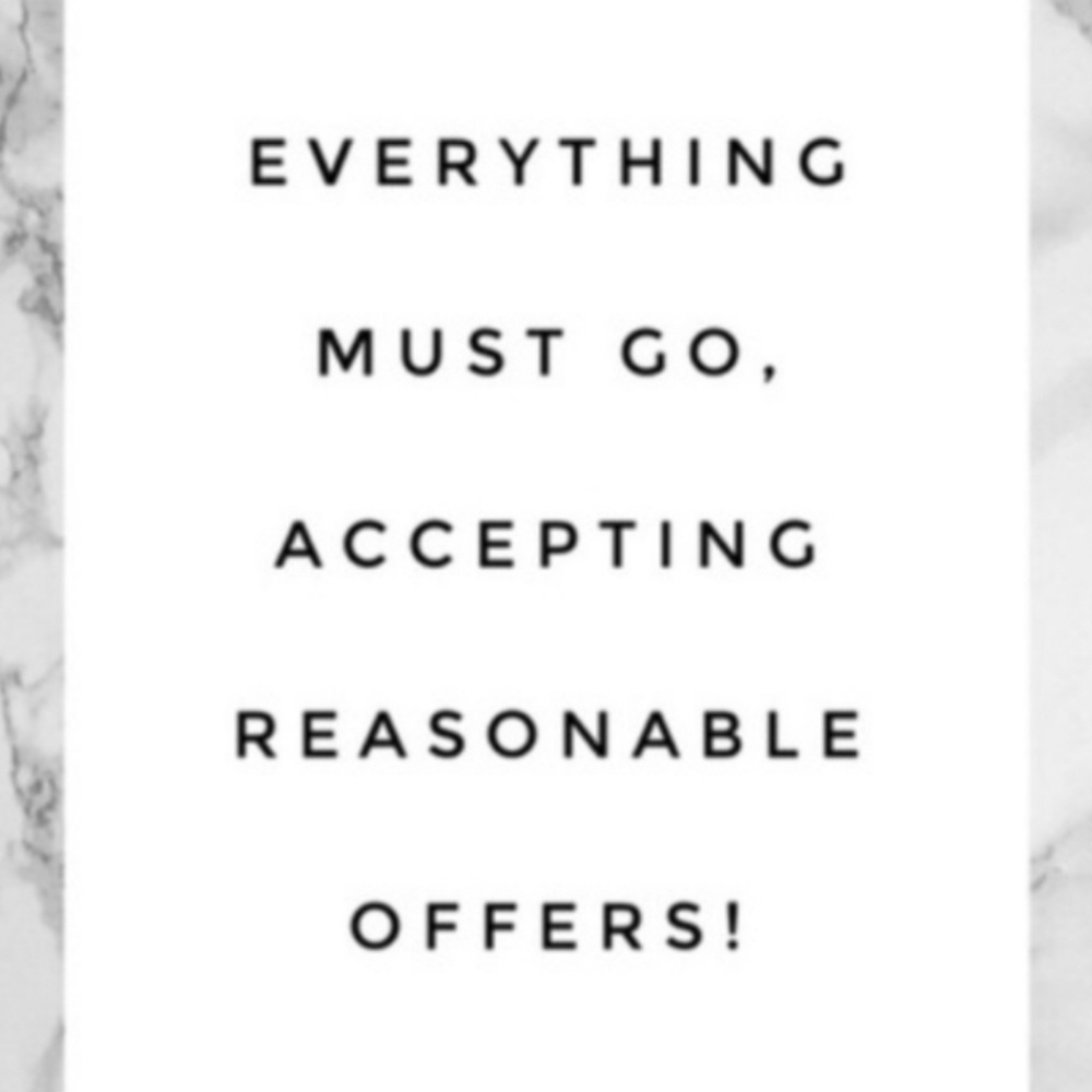 Everything must go